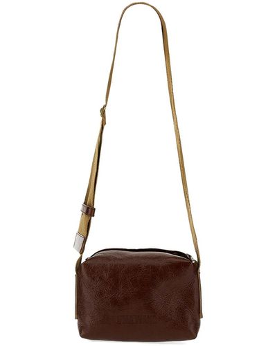 Uma Wang Small Leather Bag - Brown