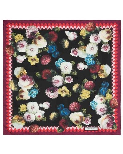 Dolce & Gabbana Floral Print Scarf - Multicolour