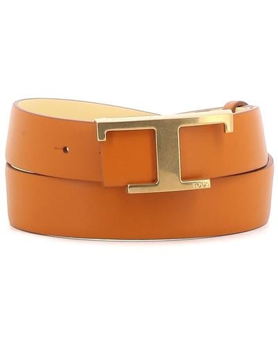 Tod's Branded Belt - Orange