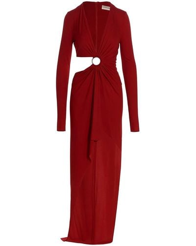 Alexandre Vauthier Cut-out Long Dress - Red