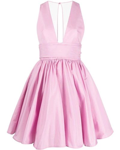 Pinko V-neck Dress - Pink