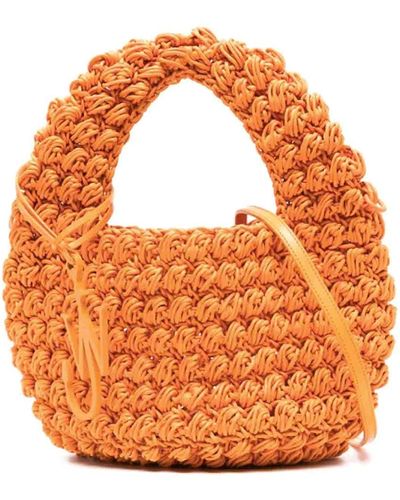 JW Anderson Popcorn Basket Bag - Orange