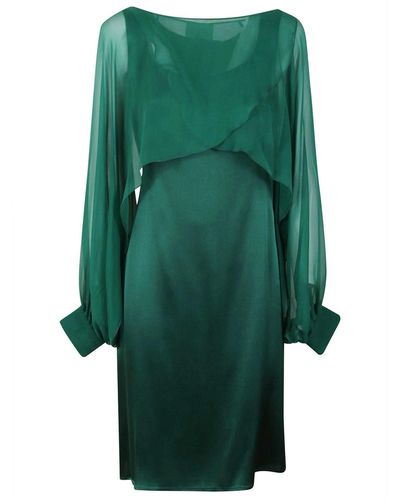 Alberta Ferretti Midi Dress - Green