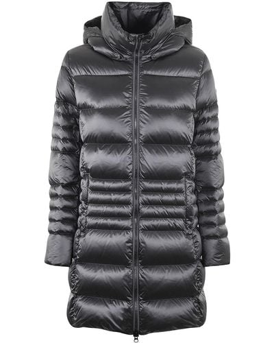 Colmar Quilted Hooded Padded Coat - Gray