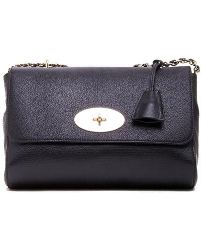 Mulberry Medium Lily Goat Leather Bag - Blue