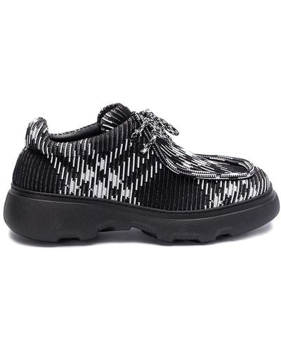 Burberry Creeper Lace-up Shoes - Black