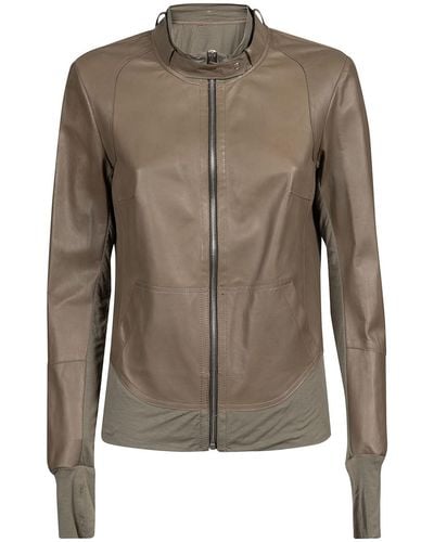 LIVEN Leather Jacket - Brown