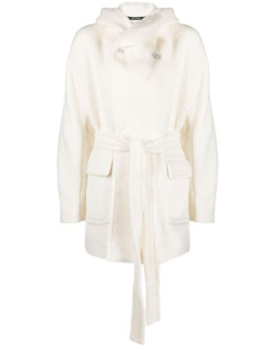 Tagliatore Wool Double-breasted Coat - White