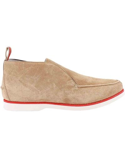 Kiton Suede Loafer - Natural