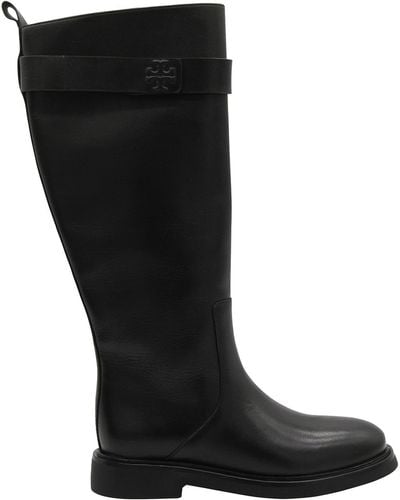 Tory Burch Leather Boots - Black