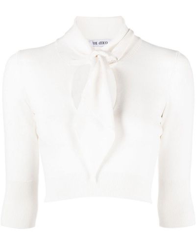 The Attico `catlin` Sweater - White