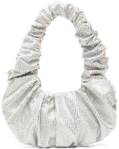 GIUSEPPE DI MORABITO Crystal Embellished Handbag - White