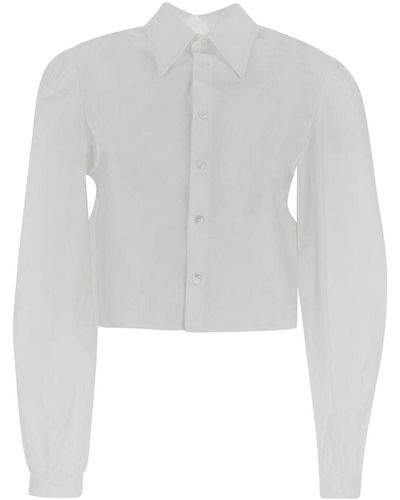 MM6 by Maison Martin Margiela Shirt With Long Sleeves - White