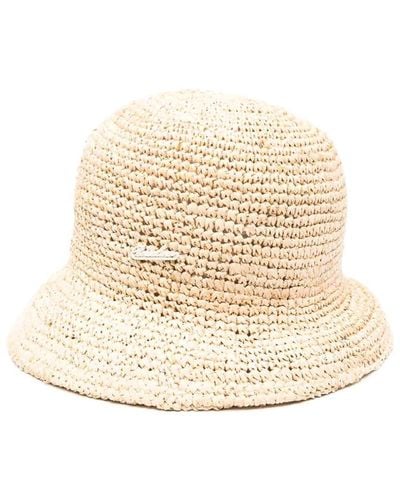 Borsalino Koko Straw Bucket Hat - Natural
