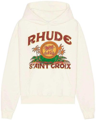 Rhude St Croix Hoodie - White