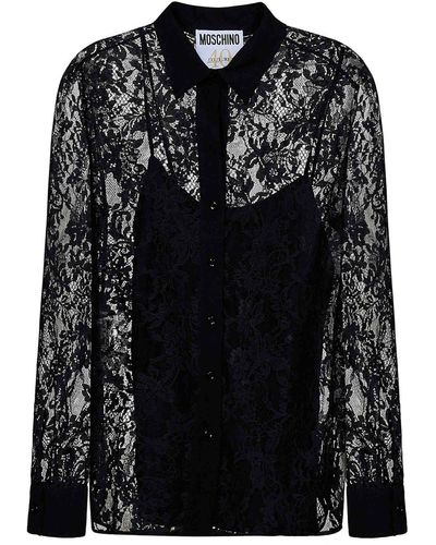 Moschino Lace Shirt - Black