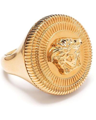 Versace Tone Medusa biggie Ring - Metallic