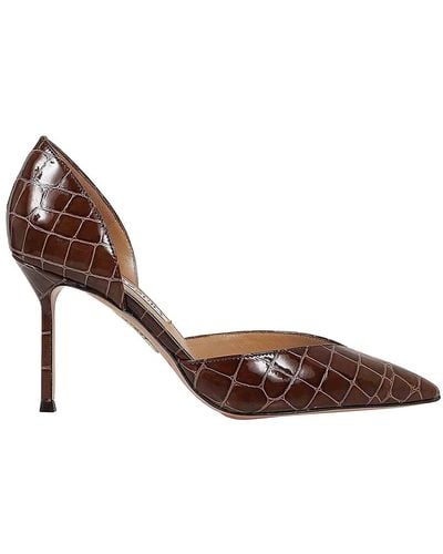 Aquazzura Leather Court Shoes - Brown