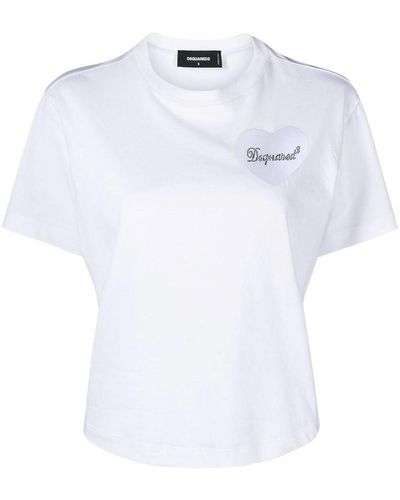 DSquared² T-shirt With Heart - White