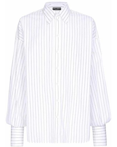 Dolce & Gabbana Striped Shirt - White