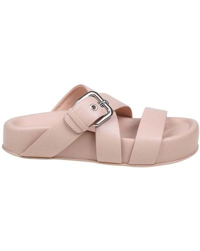 Agl Attilio Giusti Leombruni Leather Sandals - Pink