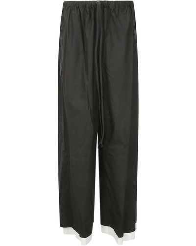 Yohji Yamamoto Casual Trousers - Black