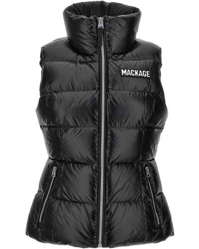 Mackage Chaya Down Quilted Puffer Vest - Black