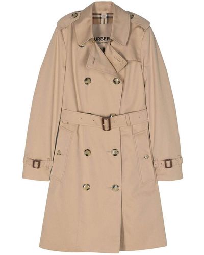Burberry Chelsea Trench Coat - Natural