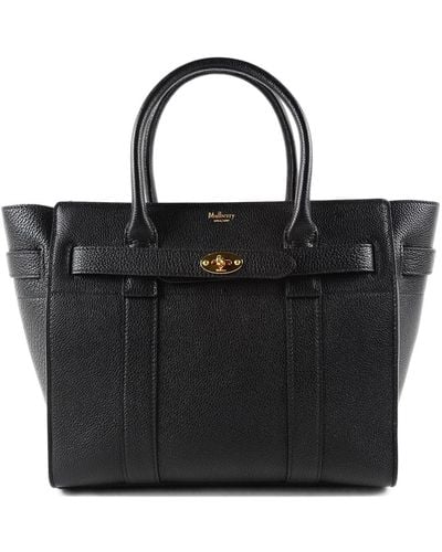 Mulberry Bayswater Small Leather Tote - Black