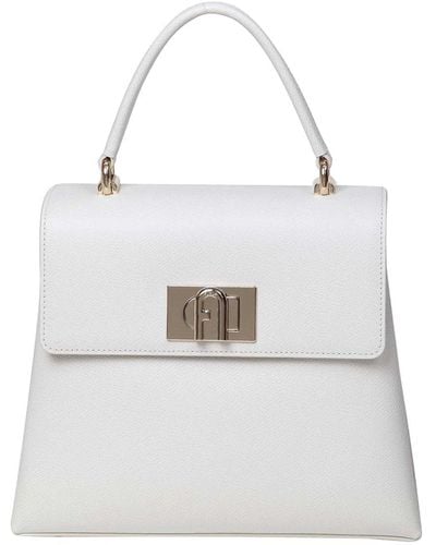 Furla Leather Handbag - White