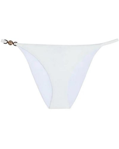 Versace Medusa-plaque Chain-detail Bikini Bottoms - White