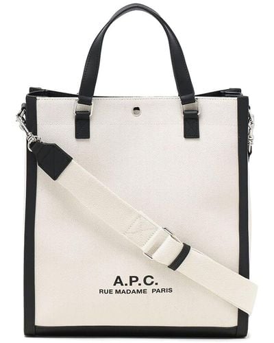 A.P.C. / Black Single Shoulder Strap - Natural