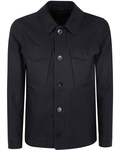 Tom Ford Outwear Outer Shirt - Blue