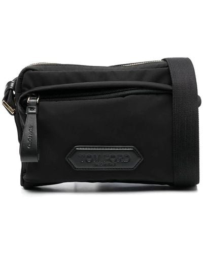 Tom Ford Messenger Bag - Black