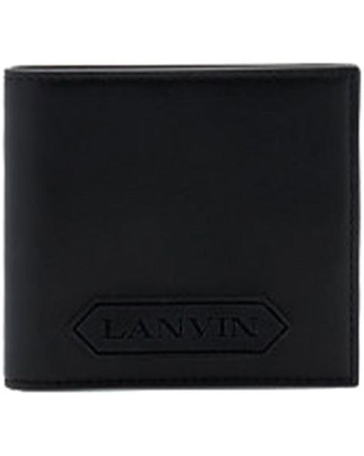 Lanvin Wallet With Logo - Black
