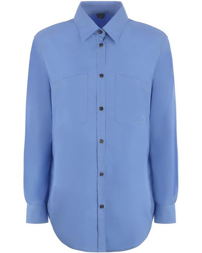 Fay Shirt In Cotton - Blue