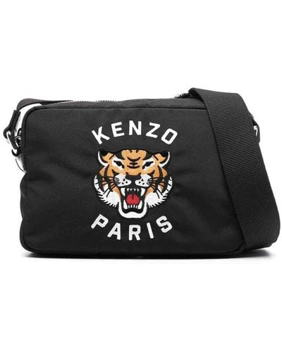 KENZO Tiger Print Bag - Black