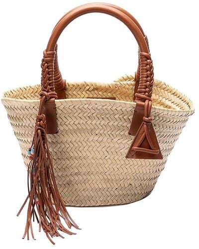 Alanui Icon Small Basket Bag - White