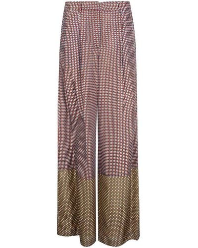 Jejia Multicolour Trousers - Brown