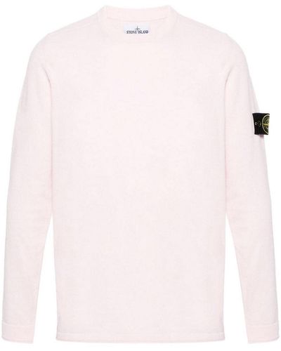 Stone Island T-shirt With Patch - Pink