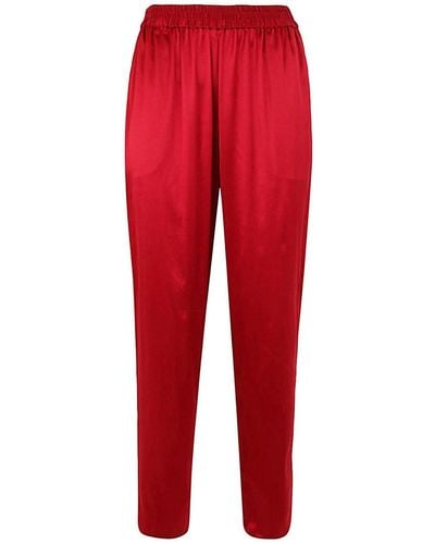 Gianluca Capannolo Mila Slim Trouser With Elastic - Red