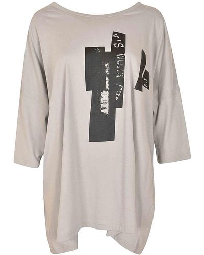 Yohji Yamamoto T-shirt In Jersey - White