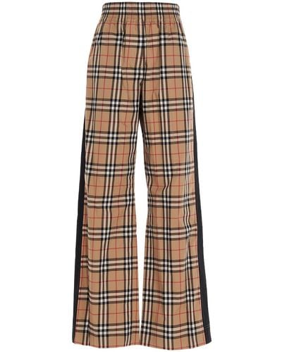 Burberry Louane Trousers - Natural