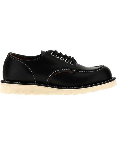Red Wing Shop Moc Oxford Lace Up Shoes - Black