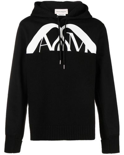 Alexander McQueen Hoodies Sweatshirt - Black