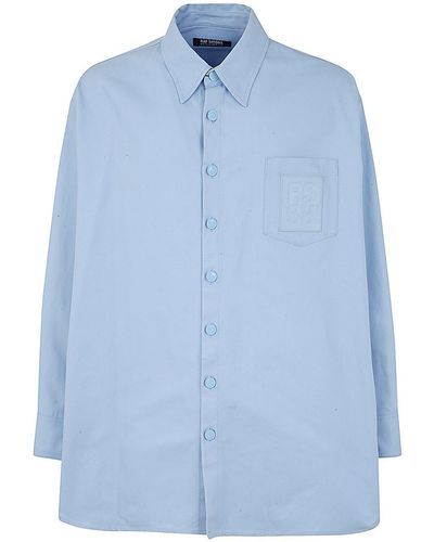 Raf Simons Oversized Shirt - Blue