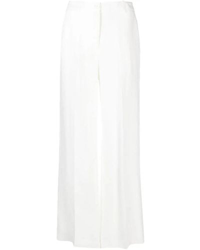 P.A.R.O.S.H. Linen Trousers - White
