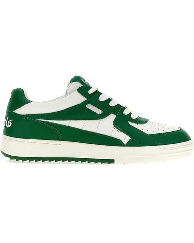 Palm Angels Palm College Sneakers White - Green