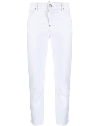 DSquared² Straight Leg Jeans - White