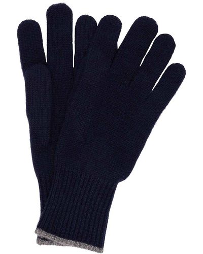 Brunello Cucinelli Knit Gloves - Blue